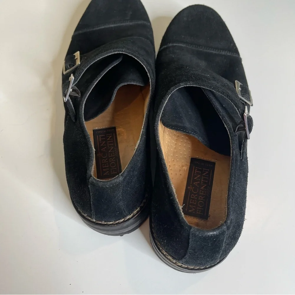 Mercanti Fiorentini black suede